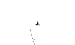 Straight through a line