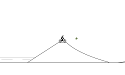 A couple jumps
