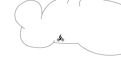 I tried drawing a cloud