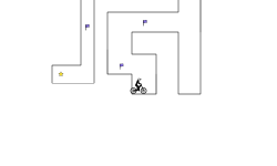 Slippery maze