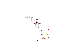 one wheel down