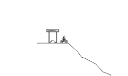 Downhill!