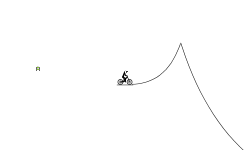 BMX trick track