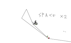 Space x2 auto ride MTB