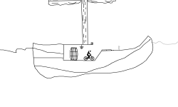 Half-hearted Pirate ship ride