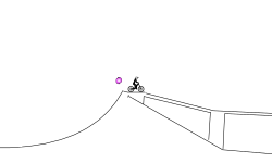 jump to downhill