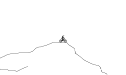 down the cave
