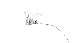 straght down