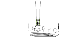 Starfire's gravity.