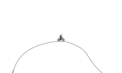 half pipe with a lump