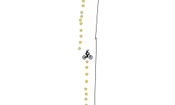 down and all the way up
