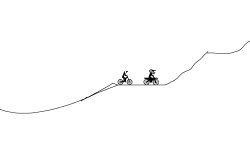 Dirtbike hillclimb
