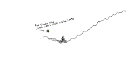 tiny-huge climb