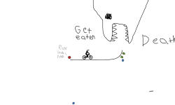 get eaten DIE (dont hold up)