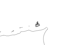 Backwards MTB wheelie