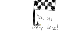 Goal is beside you!!