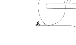 very large person on bike