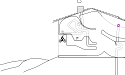 house with pipes