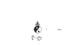 Yin and Yang Pixel Art