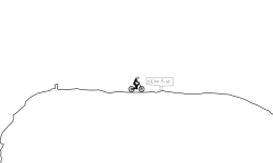 Down and up the mountain hills