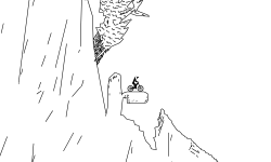 downhill