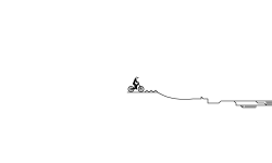 Falling below