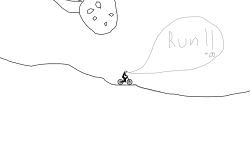 Escaping the meteors
