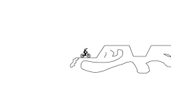 Mountain climb with a BMX