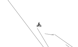 a track with lines