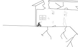 Destroyed house