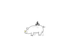 waddling hog