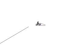 very short blob holdup+left