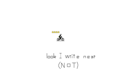 I write neat (NOT)