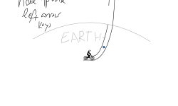 into space