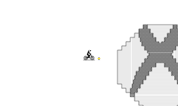 X Box logo pixel art