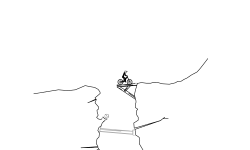 the mines