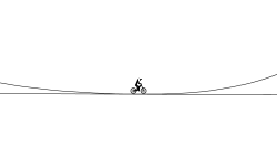half pipe to the top middle