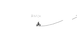 Awesome b m x wheelie