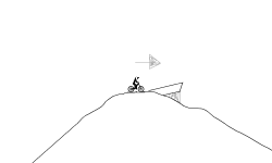 down the hill