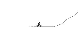 two section uphill climb