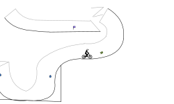 3D short track w half pipe