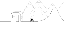 3D smooth mountain line