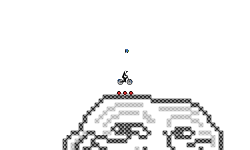 Giant pixel art troll face