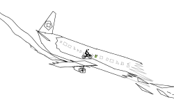plane crash track