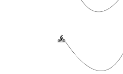 Double half pipe track