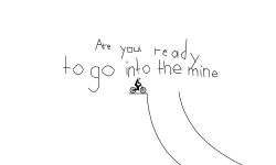 into the mine