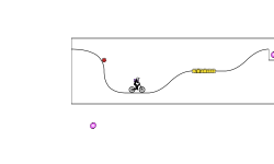 Starting a golf track