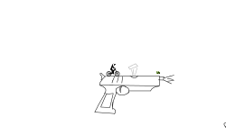 gun and knife