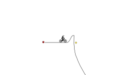 short undecorated track