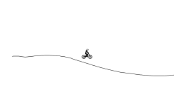 Downhill.